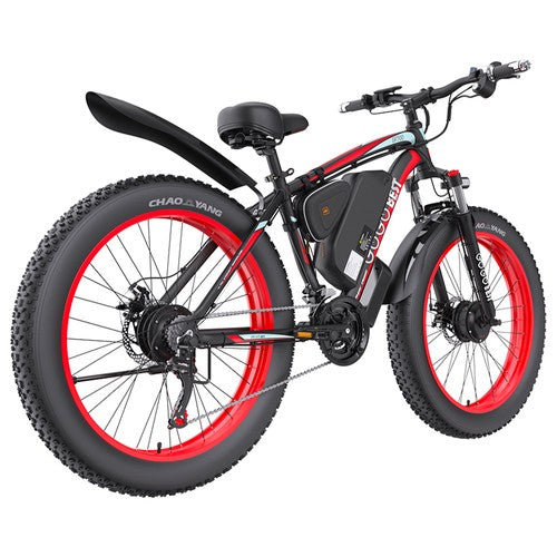 GOGOBEST GF700 Elektrofahrrad, 2 * 500 W Doppelmotor, 48 V 18,2 Ah