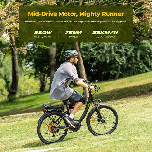 Eleglide C2 Elektrofahrrad 250W Mittelmotor 36V 13Ah