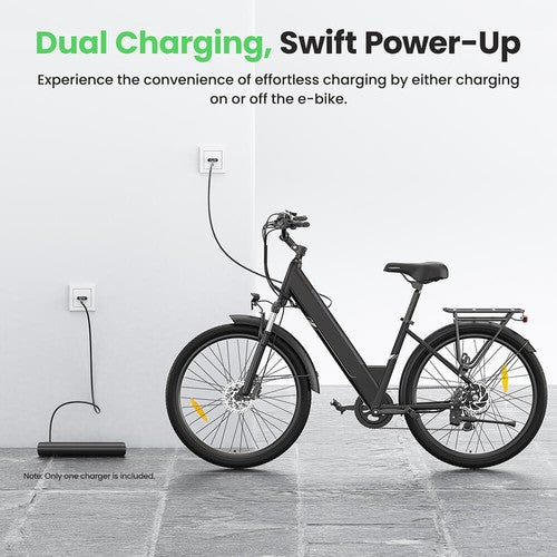 Touroll J1 Pro Elektrofahrrad, 250-W-Motor, 36 V 15,6 Ah