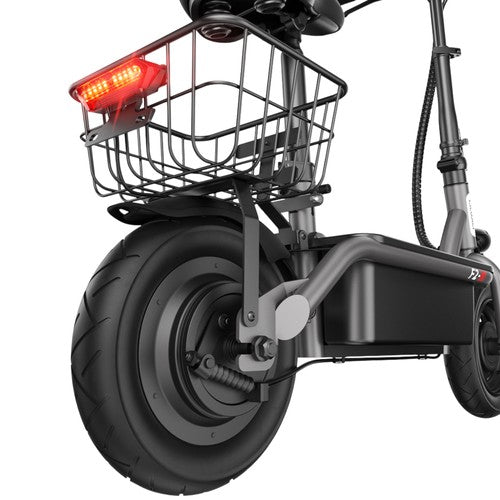 iScooter F2 E-Scooter 500 W mit Sitz und hinterem Korb