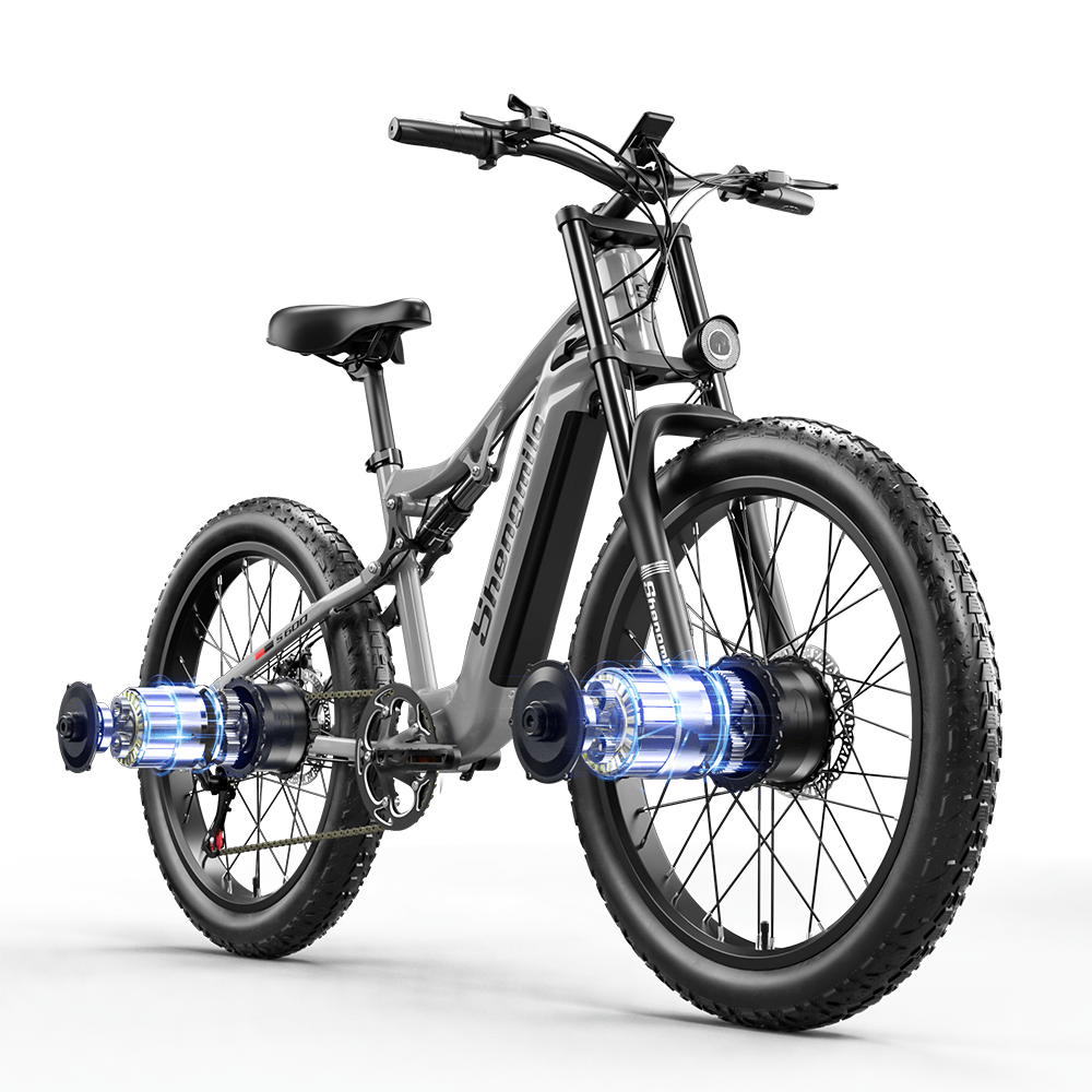 Shengmilo S600 Elektrofahrrad 1000W*2 Motor 48V 17.5AH