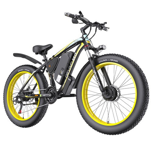 GOGOBEST GF700 Elektrofahrrad, 2 * 500 W Doppelmotor, 48 V 18,2 Ah