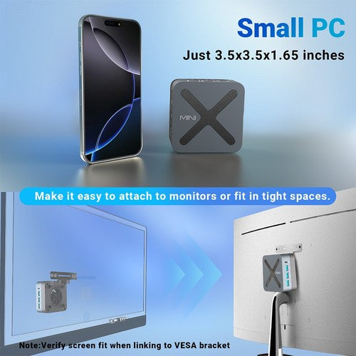 MINIX NEO Z97 Mini-PC, Intel N97 4 Kerne, max. 3,6 GHz, 12 GB LPDDR5X RAM, 512 GB SSD