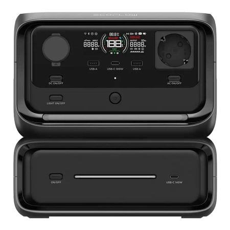 Bundle: Kraftwerk EcoFlow River 3 Max + tragbares Solarpanel 220W