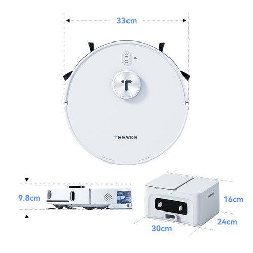 Tesvor S8 Max Roboterstaubsauger 3-in-1