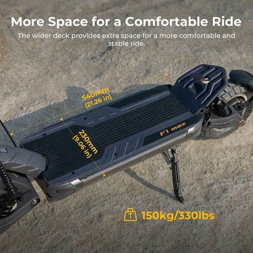 Ausom F1 Max Elektroscooter, 2*1400W Motor, 60V 20,8Ah