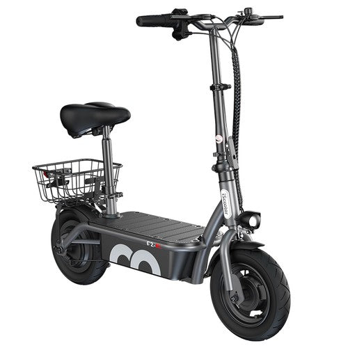 iScooter F2 E-Scooter 500 W mit Sitz und hinterem Korb
