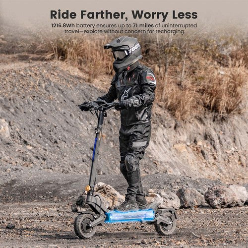 Ausom DT2 Pro E-Scooter, 2*1100W Motor, 52V 23,4Ah