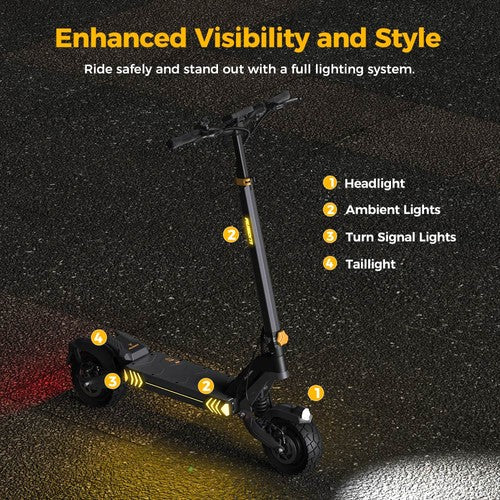 Ausom L2 E-Scooter, 2*800W Motor, 48V 15,6Ah