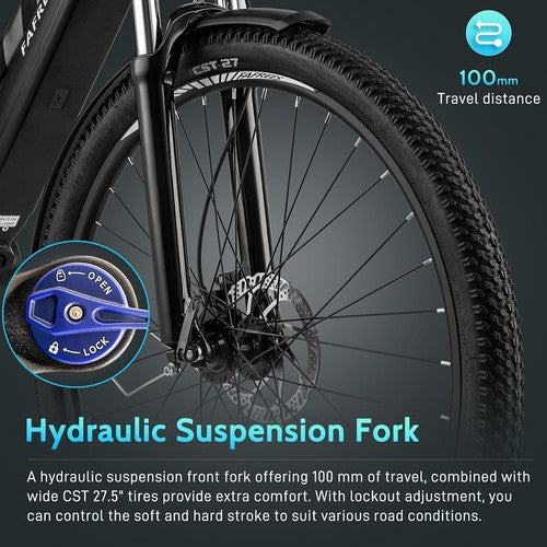 Fafrees FM8 Pro Elektrofahrrad 27,5 Zoll Luftreifen 36V 250W Mittelantrieb