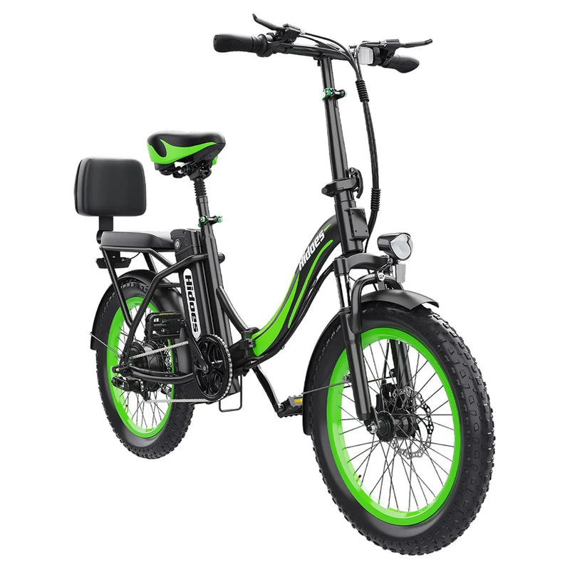 Hidoes C1 Elektrofahrrad mit 750-W-Motor im Rücksitz