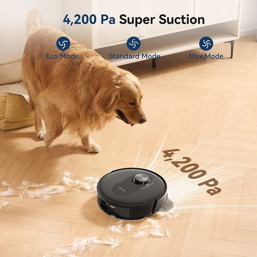 Proscenic Q8 Roboter-Staubsauger- und Wischkombination, 4200 Pa Saugleistung, LiDAR-Navigation