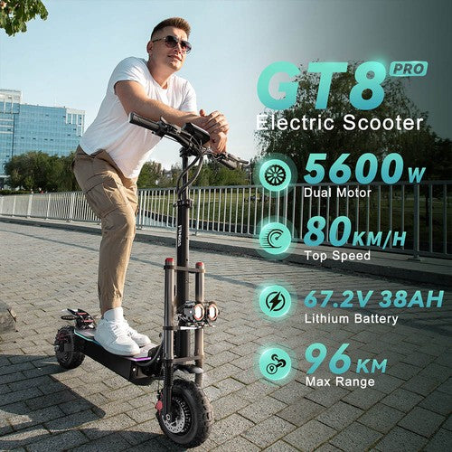 FENGQS GT8 PRO Elektroscooter, 2800 W * 2 Motor, 67,2 V 38 Ah