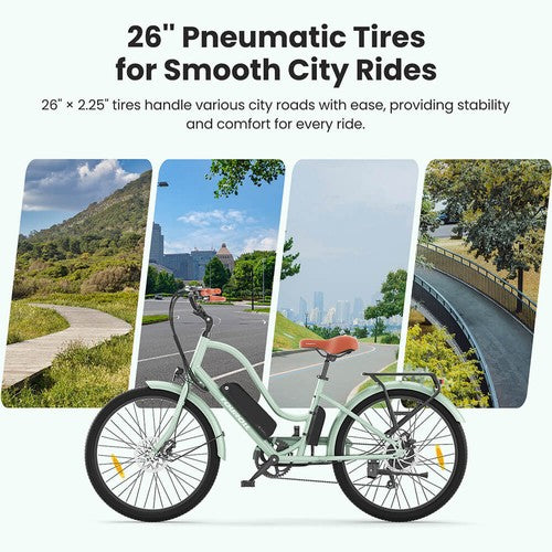 Touroll B2 Elektrofahrrad 250W Motor 36V 15.6Ah