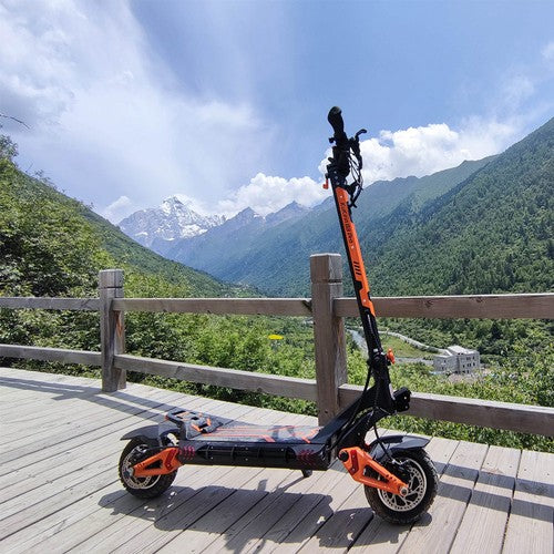 KuKirin G3 Pro Elektroroller, 1200 W * 2 Motor Offroad 10 Zoll Reifen 52 V 23,2 Ah