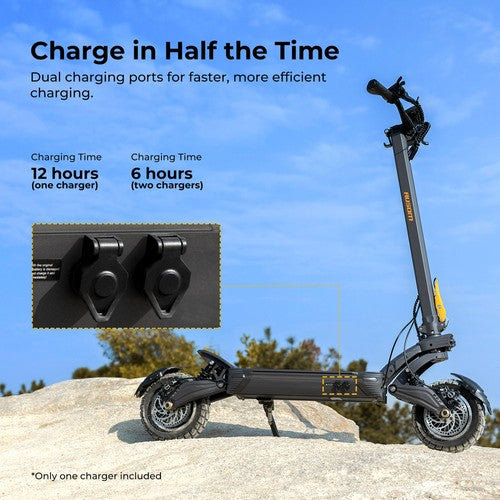 Ausom F1 Max Elektroscooter, 2*1400W Motor, 60V 20,8Ah