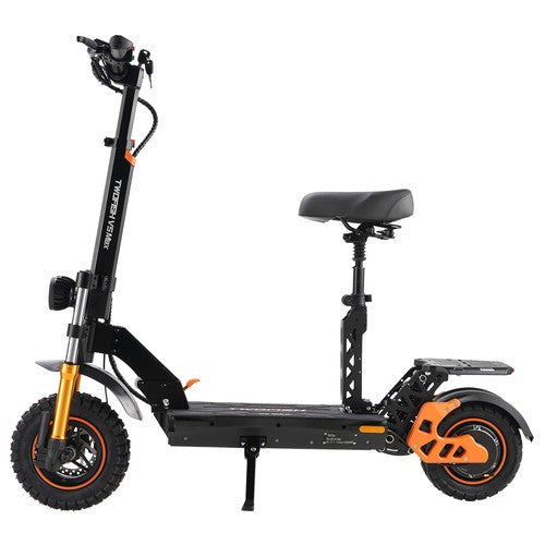 TWOFISH V5 MAX Elektroroller mit Sitz, 800-W-Motor, 48 V 18 Ah