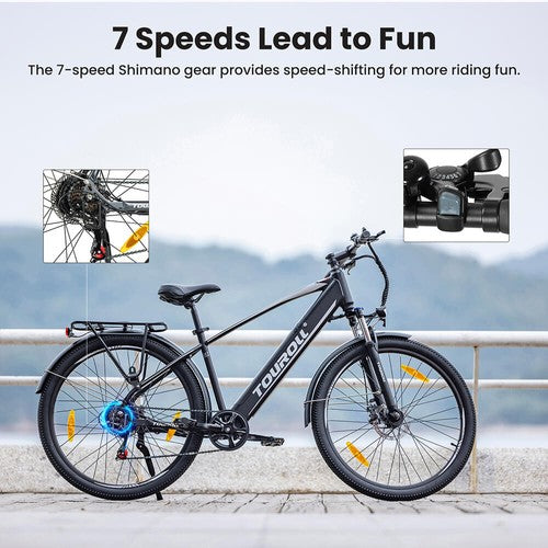 Touroll J1 27,5 Zoll Elektrofahrrad mit 250W Motor