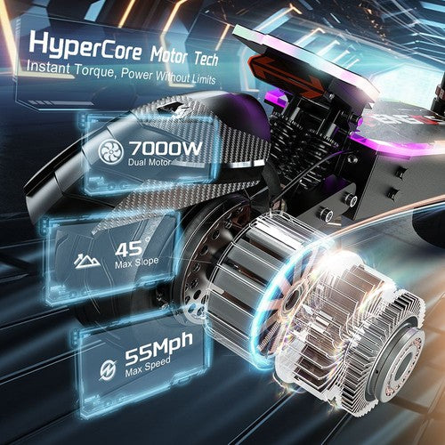 FENGQS GT9 E-Scooter, 3500W*2 Motor, 60V 38Ah