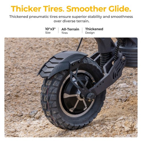 Ausom SR1 Elektroscooter, 2*1000W Motor, 52V 20,8Ah