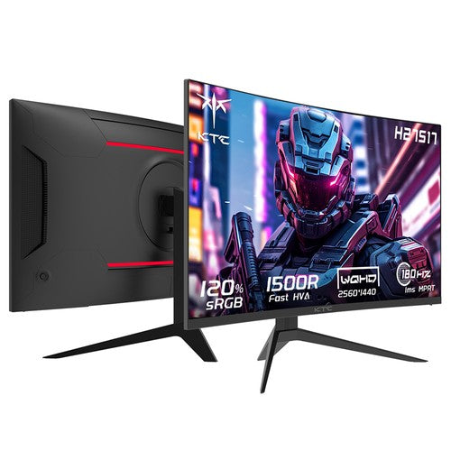 KTC H27S17 27 Zoll 1500R Curved Gaming-Monitor QHD 2560x1440 16:9 ELED 180Hz