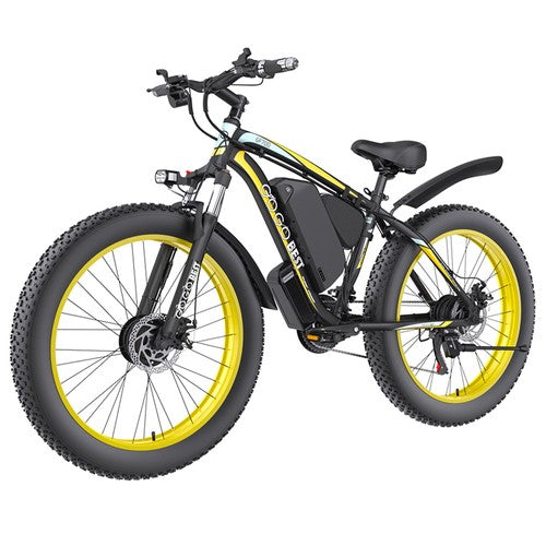 GOGOBEST GF700 Elektrofahrrad, 2 * 500 W Doppelmotor, 48 V 18,2 Ah