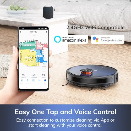 ILIFE T10s Roboterstaubsauger, 2-in-1-Staubsauger