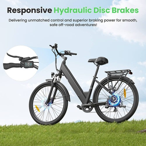 Touroll J1 Pro Elektrofahrrad, 250-W-Motor, 36 V 15,6 Ah