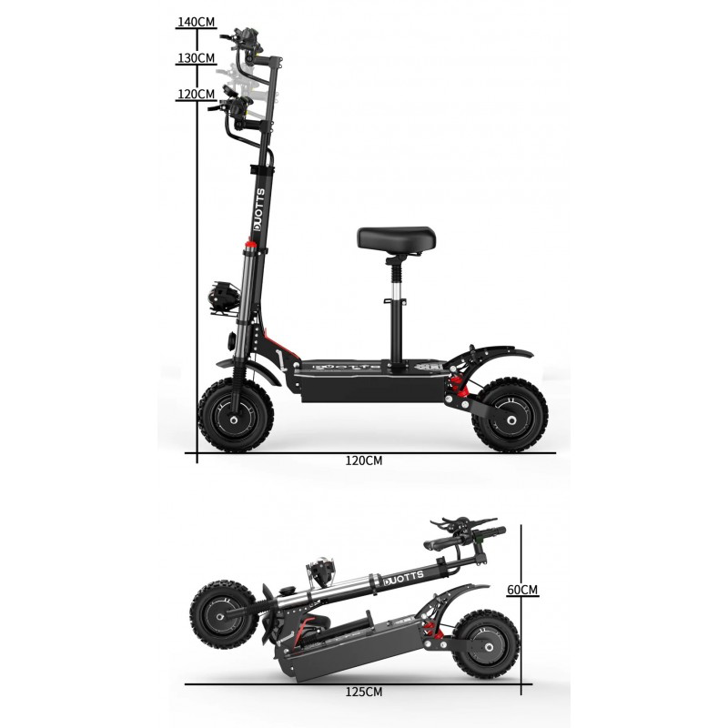 OOTD D88 Plus E-Scooter 5600W 38Ah