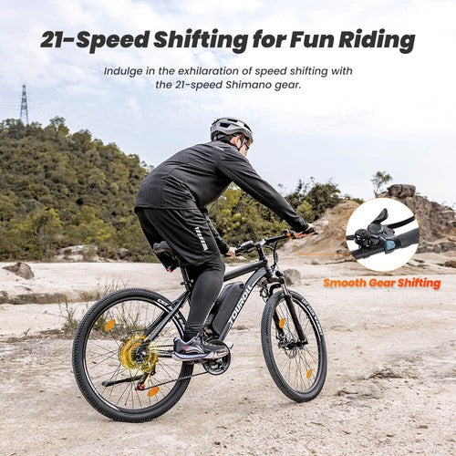 Touroll U1 26-Zoll-Offroad-Reifen-Elektrofahrrad 250-W-Motor, 36 V 13 Ah