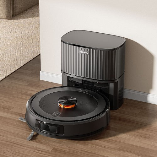 Teendow D10S MAX 2-in-1-Roboterstaubsauger und Wischmopp mit automatischer Absaugstation, 4500 Pa