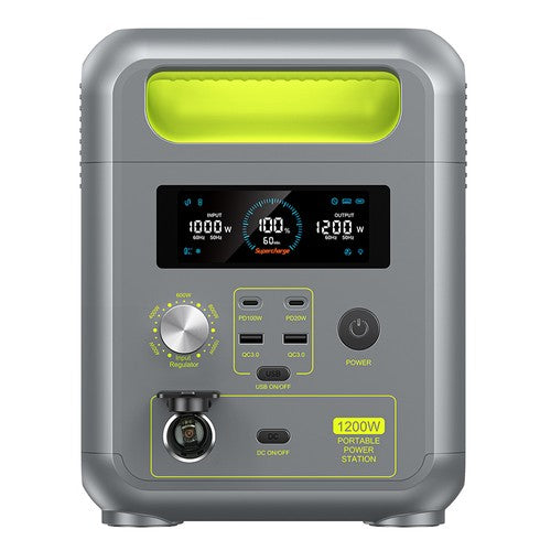 Tragbares Kraftwerk FOSSiBOT F1200, 1024 Wh Kapazität, 1200 W Nennleistung