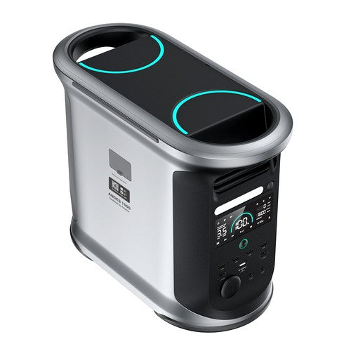 Ampace Andes 1500 Tragbares Kraftwerk, 1462Wh LiFePO4, 2400W