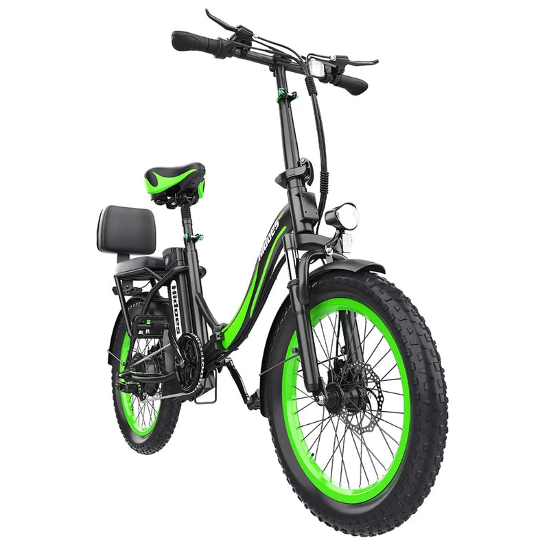 Hidoes C1 Elektrofahrrad mit 750-W-Motor im Rücksitz