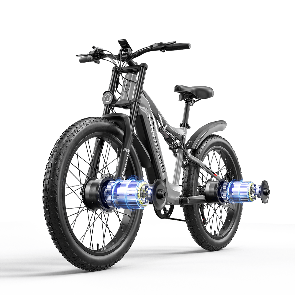 Shengmilo S600 Elektrofahrrad 1000W*2 Motor 48V 17.5AH