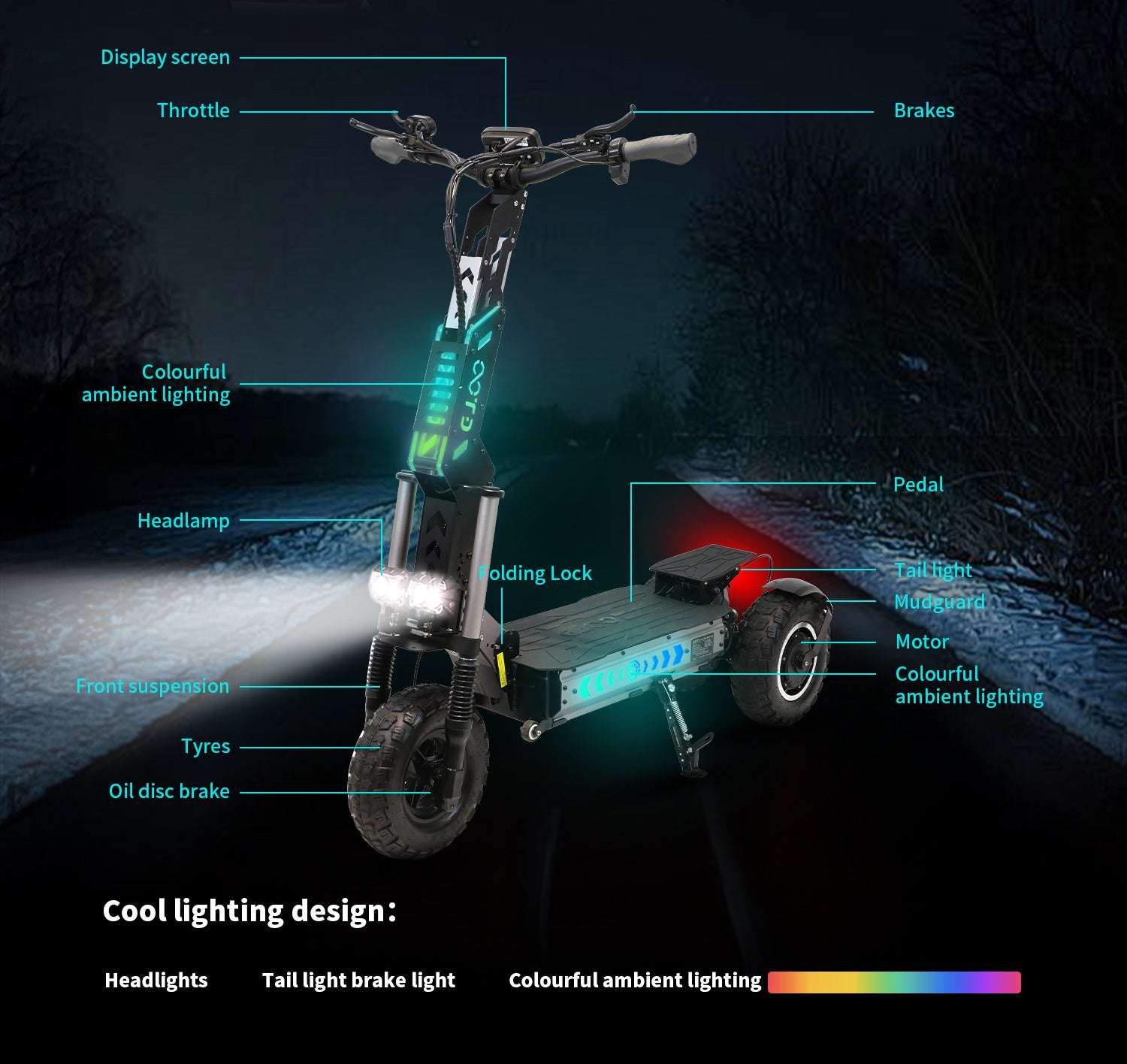 OOTD T30 3200W E-Scooter