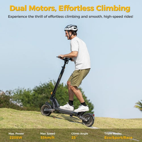Ausom L2 E-Scooter, 2*800W Motor, 48V 15,6Ah