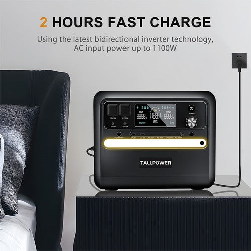 TALLPOWER V2400 Kraftwerk 2160Wh LiFePo4 Solargenerator