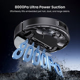 Proscenic Q10 Saugroboter mit Wischfunktion, 8000 Pa