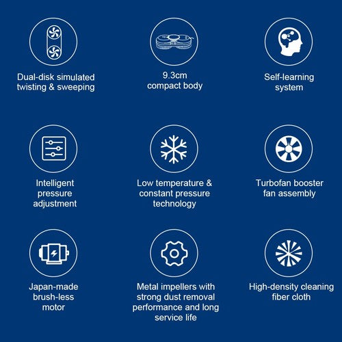 Liectroux YW610 Roboter-Fensterstaubsauger
