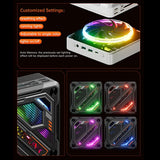 AOOSTAR GOD88 Mini-PC, AMD Ryzen 7 8845HS 8 Core Max 5,1 GHz, 32 GB DDR5 RAM 1 TB SSD