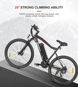 Samebike SY26-II Mountainbike 500W 