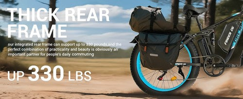 Orlms V3 Elektrofahrrad, 1000W*2 Motor, 52V 25Ah