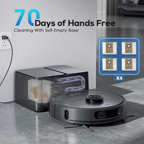 Teendow D65S MAX Saugroboter mit 70-Tage-Entleerungsautomatik und 6000 Pa Saugleistung