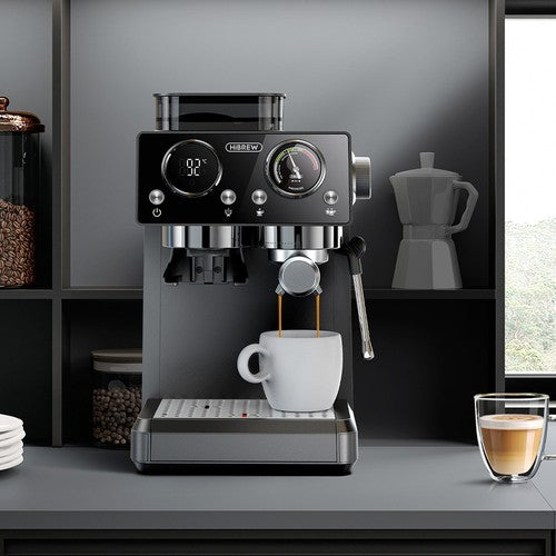 HiBREW H20 All-in-One Kaffeemaschine mit eingebautem Mahlwerk und dualer Heiß- und Kaltbrühung