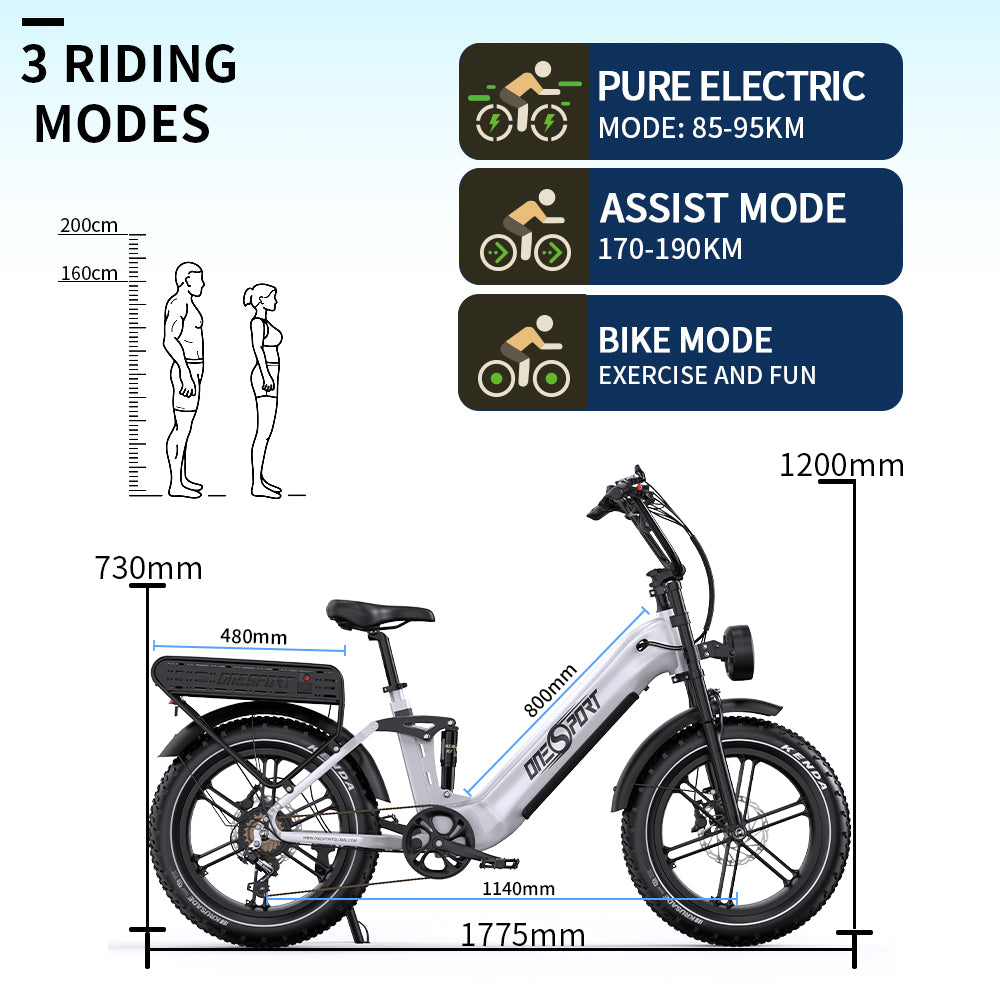 Oneport OT08 Pro E-Bike mit Vollfederung