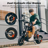 iScooter DX5 Elektroscooter, 1500-W-Motor, 48 V 15,6 Ah