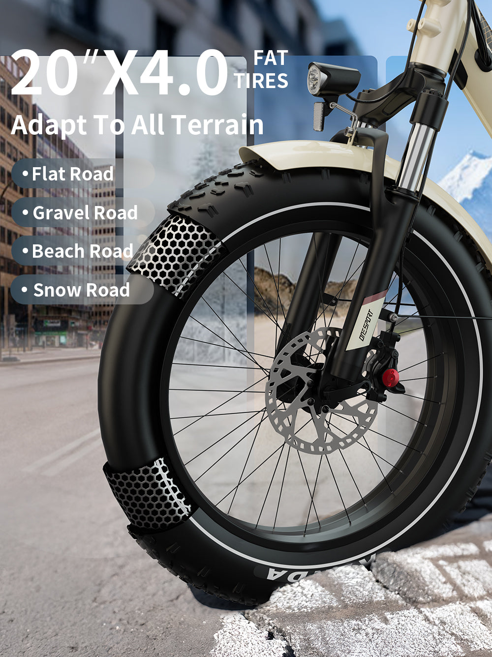 Onesport OT16 Max Faltbares Elektrofahrrad