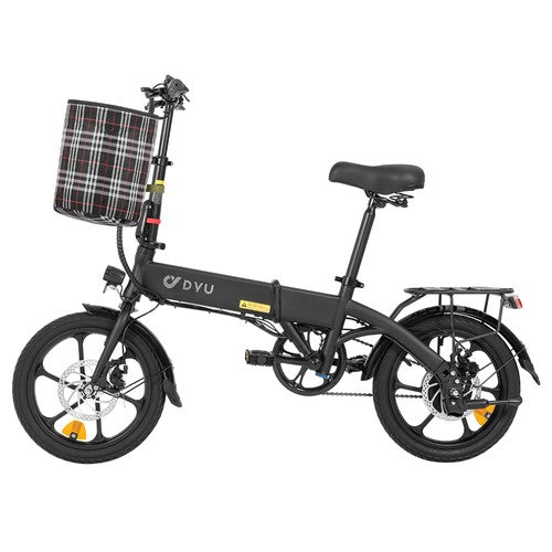 DYU A1F Pro Faltbares Elektrofahrrad, 250-W-Motor, 36 V 7,5 Ah