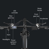 Ridstar S29 Pro Elektrofahrrad, 1000-W-Motor, 48 V 21 Ah